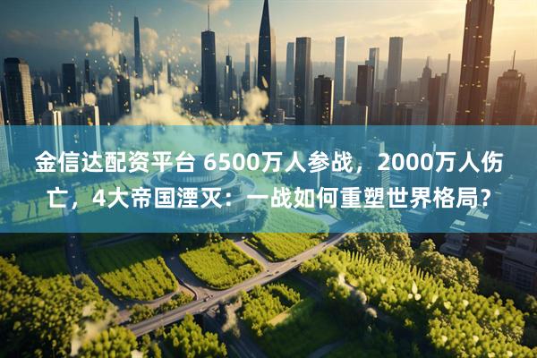 金信达配资平台 6500万人参战，2000万人伤亡，4大帝国湮灭：一战如何重塑世界格局？